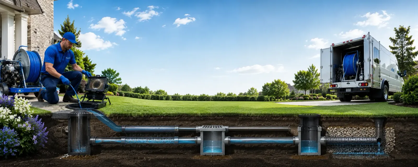 Outdoor drain cleaning information for Security Widefield, CO